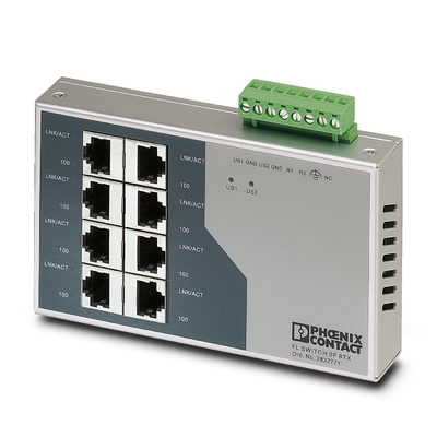 Phoenix Contact FL SWITCH SF 8TX Industrial Ethernet Switch IP20 Schutz zertifiziert