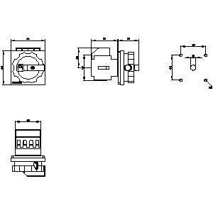 PLC 3LD2003-1TL51 Grundgeräte Trennschalter für sicheres und Strommanagement