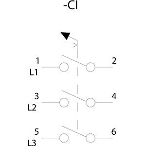 PLC 3LD2013-0TK53 Grundausrüstung für den Trennschalter für industrielle elektrische Systeme