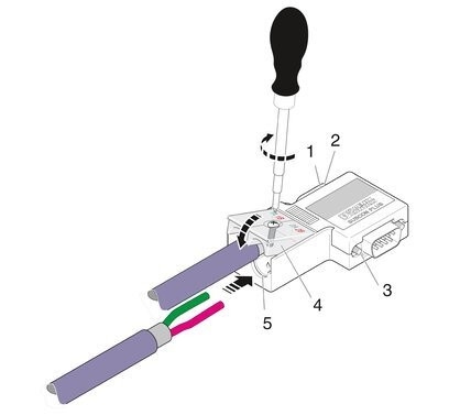 2313685 Phoenix Contact Industrie-Ersatzteile Schnittstellenwandler SUBCON-PLUS-PROFIB/90/PG/IDC