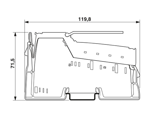 2861331 IB IL 24 PWR IN-PAC Phoenix Kontaktstrommodul mit IP20-Schutzniveau