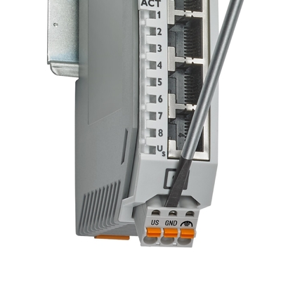 IP65-Schutzniveau FL SWITCH 1108N Industrial Ethernet Switch für EtherNet/IP-Netzwerk