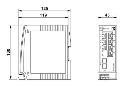 FL SWITCH 2207-FX Industrie-Ethernet-Schalter mit erweiterten Funktionen von Phoenix Contact
