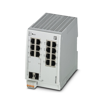 Industrieller Ethernet-Schalter FL SWITCH 2214-2SFX EtherNet/IP Netzwerk IP65 Schutzniveau