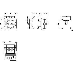 Industrie-PLC 3LD2103-2EP51 Basisgeräte Trennschalter mit erweiterten Funktionen