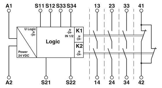 Schutzkopplungsrelais 1051297 PSR-SCP-24UC/CE1/3X1/1X2/B SET von Phoenix Contact