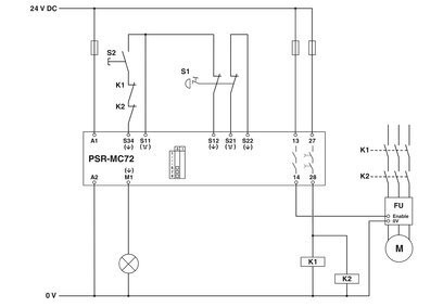 Sicherheitsrelais für den Kontakt mit Phönix in industrieller Qualität PSR-MC72-2NO-1DO-24DC-SP für PROTECTIVE