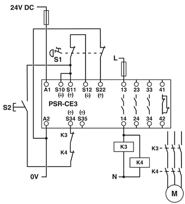 Spannungsrelais PSR-SCP-24DC/CE3/3X1/1X2/B SET
