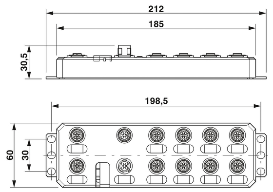 2701509 AXL E PN DI8 DO8 M12 6P Phoenix Kontakt-Digitalmodul Vielseitig und flexibel