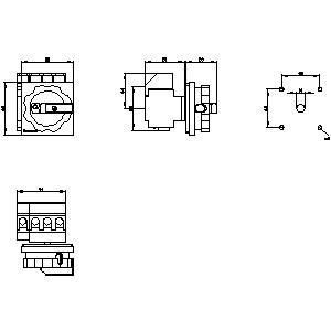 PLC 3LD2203-1TL53 Grundausrüstungsschalter zur Trennung von Geräten für die industrielle Automatisierung