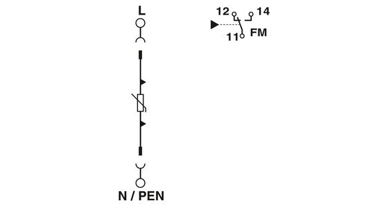 230 V Wechselstrom Nennspannung 2868033 VAL-MS 60/FM Phoenix-Kontakt Typ 2 Überspannungsschutz