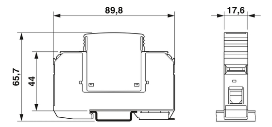 1 Pol 2868020 VAL-MS 60 Phoenix Kontakt Typ 2 Überspannungsschutz