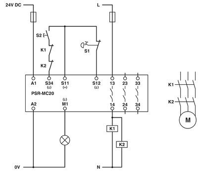 PSR-MC20-3NO-1DO-24DC-SP Sicherheitsrelais 12.5*116.6*114.5mm Größe für die Sicherheitsschaltung