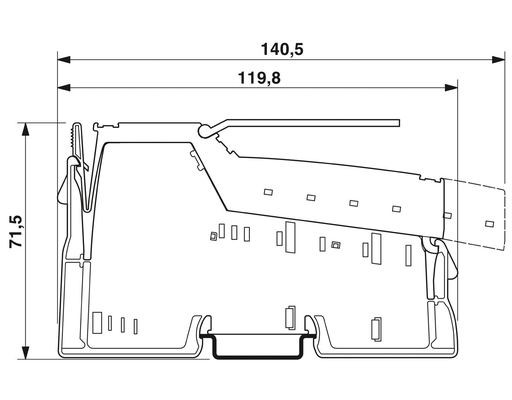 2861250 IB IL 24 DI 16-PAC Phoenix Kontakt-Digitalmodul mit IP20-Schutzniveau