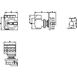 PLC 3LD2254-1TL51 Basisgeräte Trennschalter für industrielle Anwendungen