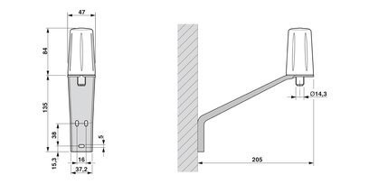 Verbessern Sie Ihre Phoenix Contact Automation Ersatzteile mit 5M TC ANT MOBILE WALL Antenne