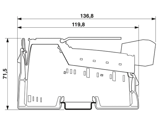 2861412 IB IL AI 8/SF-PAC Phoenix-Analogkontaktmodul mit IP20-Schutzniveau