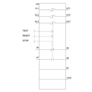 Theoretische Spannungsrelais 85,00 x 100,00 x 50,00MM für Siemens 3RU6116-0GB0 Überlastrelais