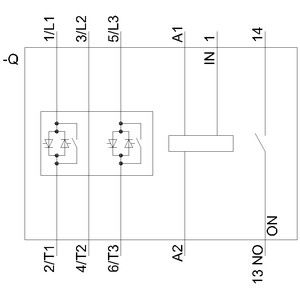 Siemens 3RW3028-1BB14 3RW30 Soft Starter Größe S0 mit Bypass- und Schraubterminals