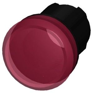 Siemens 3SU1001-6AA20-0AA0 SIRIUS ACT Pilotlicht mit glatter Linse und rotem Kunststoff