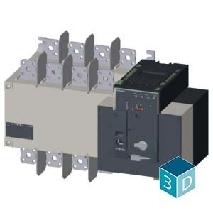 Siemens 3KC8448-0FA22-0GA3 3KC 4-polige RTSE/ATSE 800-1000A Übertragungsschalterausrüstung