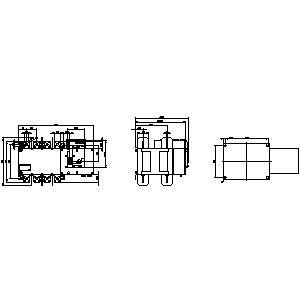 Siemens 3KC8448-0FA22-0GA3 3KC 4-polige RTSE/ATSE 800-1000A Übertragungsschalterausrüstung