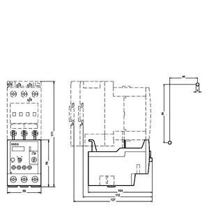 Siemens 3RU5136-4BB0 Überlastrelais 40...50 A Größe S2 Klasse 10 für den Motorschutz