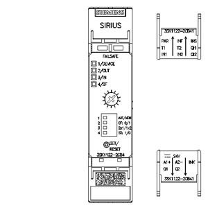 Siemens 3SK1122-2CB41 Sicherheitsrelais mit federbeladenen Endgeräten und 4 Eingaben