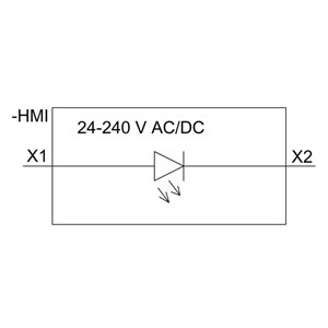 Vorstehende Montage Siemens 3SU1401-1BH40-1AA0 SIRIUS ACT LED-Modul mit Schraubterminal