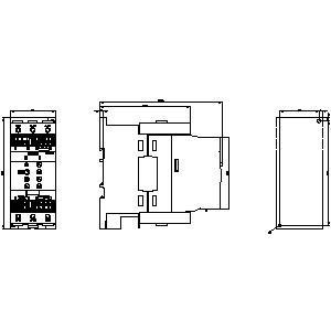 Siemens 3RW4047-1TB04 55kw 3RW40 Weichstarter mit Bypass und Thermistor-Motor-Schutz Größe S3