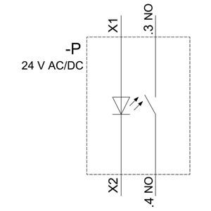 Siemens 3SU1152-0AB60-1BA0 Metall glänzend beleuchtet Flachknopf Momentane weiße Schaltfläche