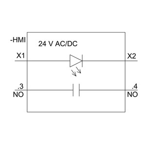 Siemens 3SU1152-0AB60-1BA0 Metall glänzend beleuchtet Flachknopf Momentane weiße Schaltfläche