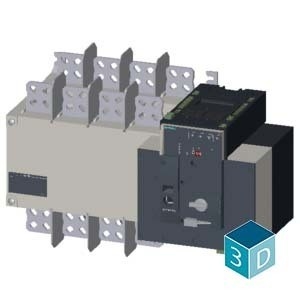 Siemens 3KC8452-0GA22-0GA3 3KC ATSE 4-polige RTSE/ATSE 1250A Übertragungsschalteinrichtung