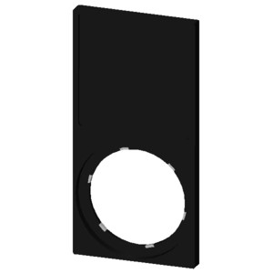 Siemens 3SU1900-0AQ10-0AA0 SIRIUS ACT 22 mm Quadrat Klebe-Etikettenhalter für Etikettenplatten