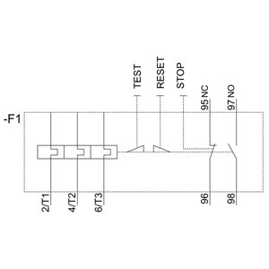 Siemens 3RU5146-4HB0 Überlastrelais 80 100 A Größe S3 Klasse 10 Versiegeltes Spannungsrelais