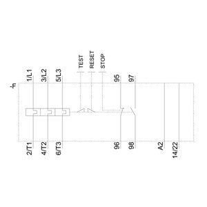 Siemens 3RU6116-1CB1 Überlastrelais 11...16 A Größe S00 Klasse 10 für den Motor