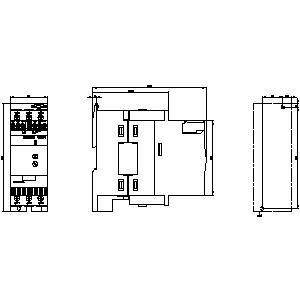 Siemens 3RW3036-1BB14 3RW30 Soft Starter Größe S2 Schrauben Endgeräte Umgehungssicherheit