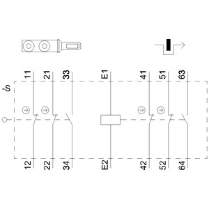 Siemens 3SE5322-0SB21 Kunststoff-Positionsschalter mit M20 x 1 5 Gewinde und Solenoidschloss