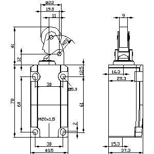 Hochfunktionales Siemens 3SE5112-0CE01 Positionswechsel mit Walzenhebel
