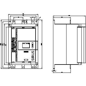 3RW5236-6AC14 SIRIUS Soft Starter-Schrauben-Typ-Terminals und analoge Ausgabe für vielseitige
