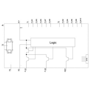Kompakter 3SK2 3SK2112-1AA10 SIRIUS Sicherheitsrelais Basisgerät 22,5 mm Breitenschraubterminal