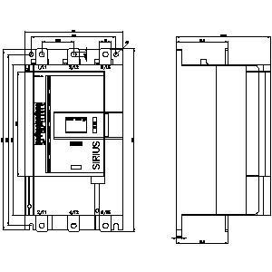 Siemens 3RW5244-6TC14 SIRIUS Weichstarter mit Schraubendeckern und Thermistor-Ausgang