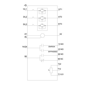 Siemens 3RW5244-6TC14 SIRIUS Weichstarter mit Schraubendeckern und Thermistor-Ausgang