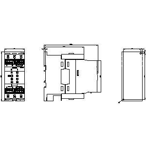75 kw 3RW4047-1BB15 3RW40 Weichstarter Größe S3 mit Bypass- und Schraubterminals Energie