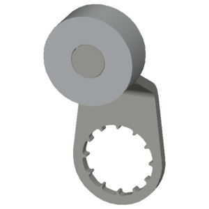 Drehhebel-Rollenauslöser aus Edelstahl 3SE5000-0AA02 für industrielle Anwendungen