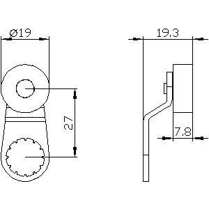 Drehhebel-Rollenauslöser aus Edelstahl 3SE5000-0AA02 für industrielle Anwendungen