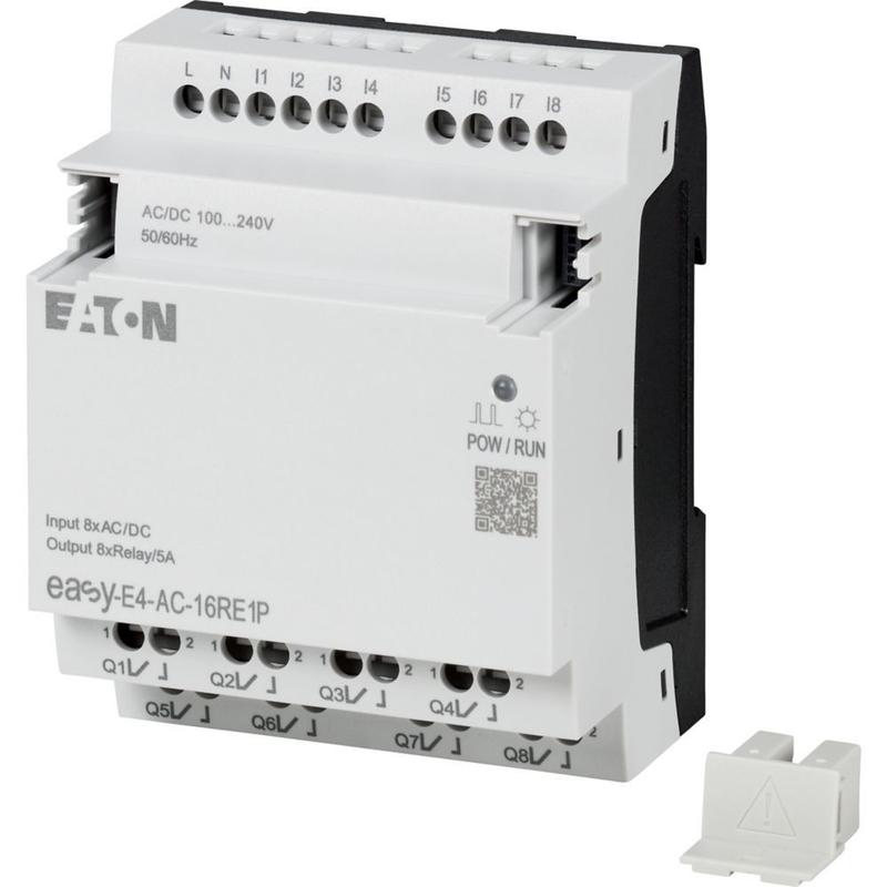 EasyE4 CPU 8DI4RO 100-240V AC/DC Stromquelle Tastatur Ethernet-Schnittstelle Eingangsterminals
