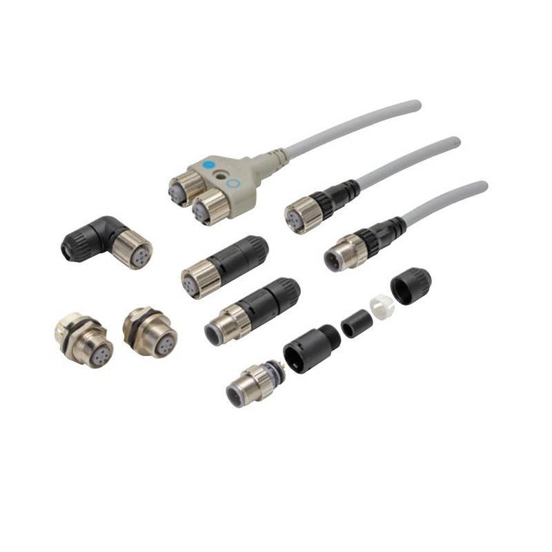 Industriezweig XS2F-D421-D80-F I/O-Kabelanschluss für Verbindungen