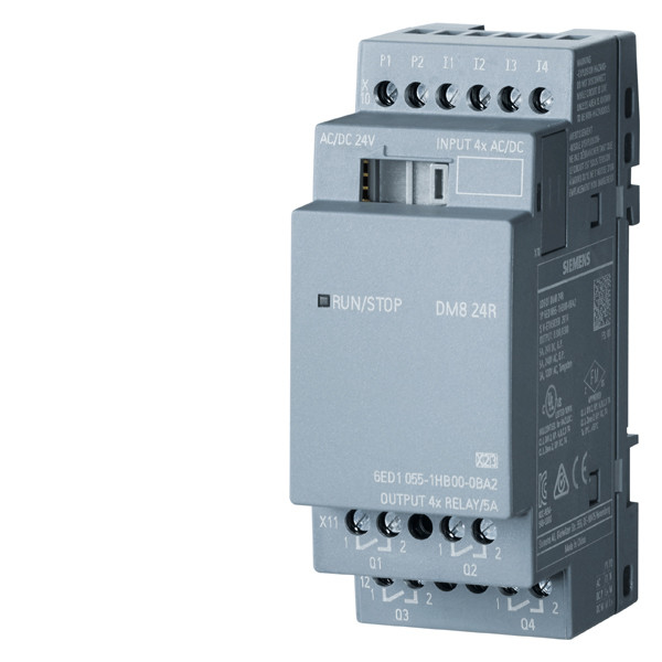 Effizienz mit LOGO 8 DM8 230R Erweiterungsmodul 4 DI/4 DO 6ED1055-1FB00-0BA2 verbessern