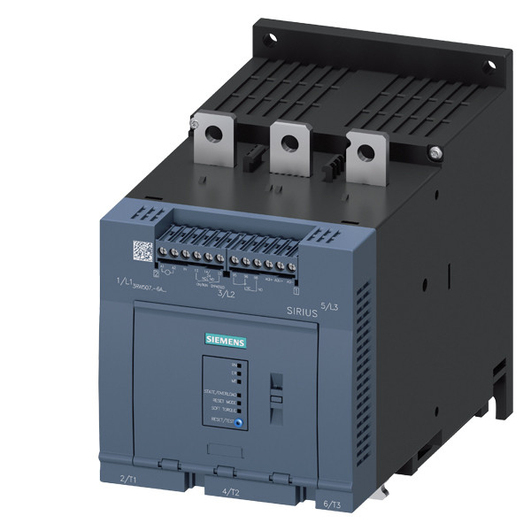 3RW5072-6AB14 SIRIUS Weichstarter in Größe S12 mit Schraubendecken und analoger Ausgabe
